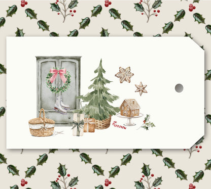 Nostalgic Girl Tags - Set of 10