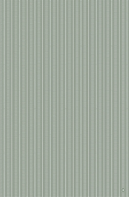 Cottage Stripe Wrapping Paper in Spruce
