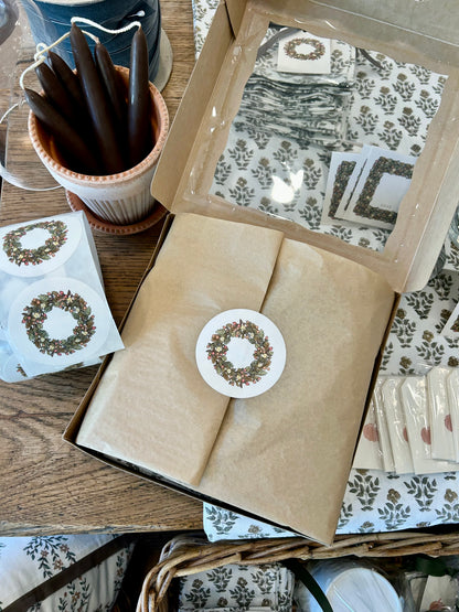 Harvest Wreath Stickers - Set of 10