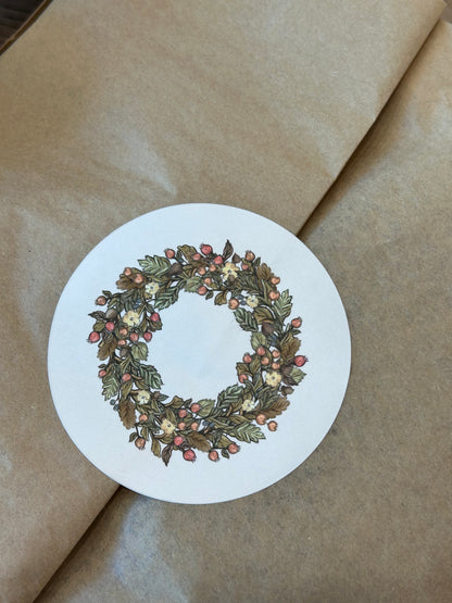Harvest Wreath Stickers - Set of 10