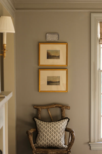 Gold Accent Mat Boards - Beige Textured with Gold Interior