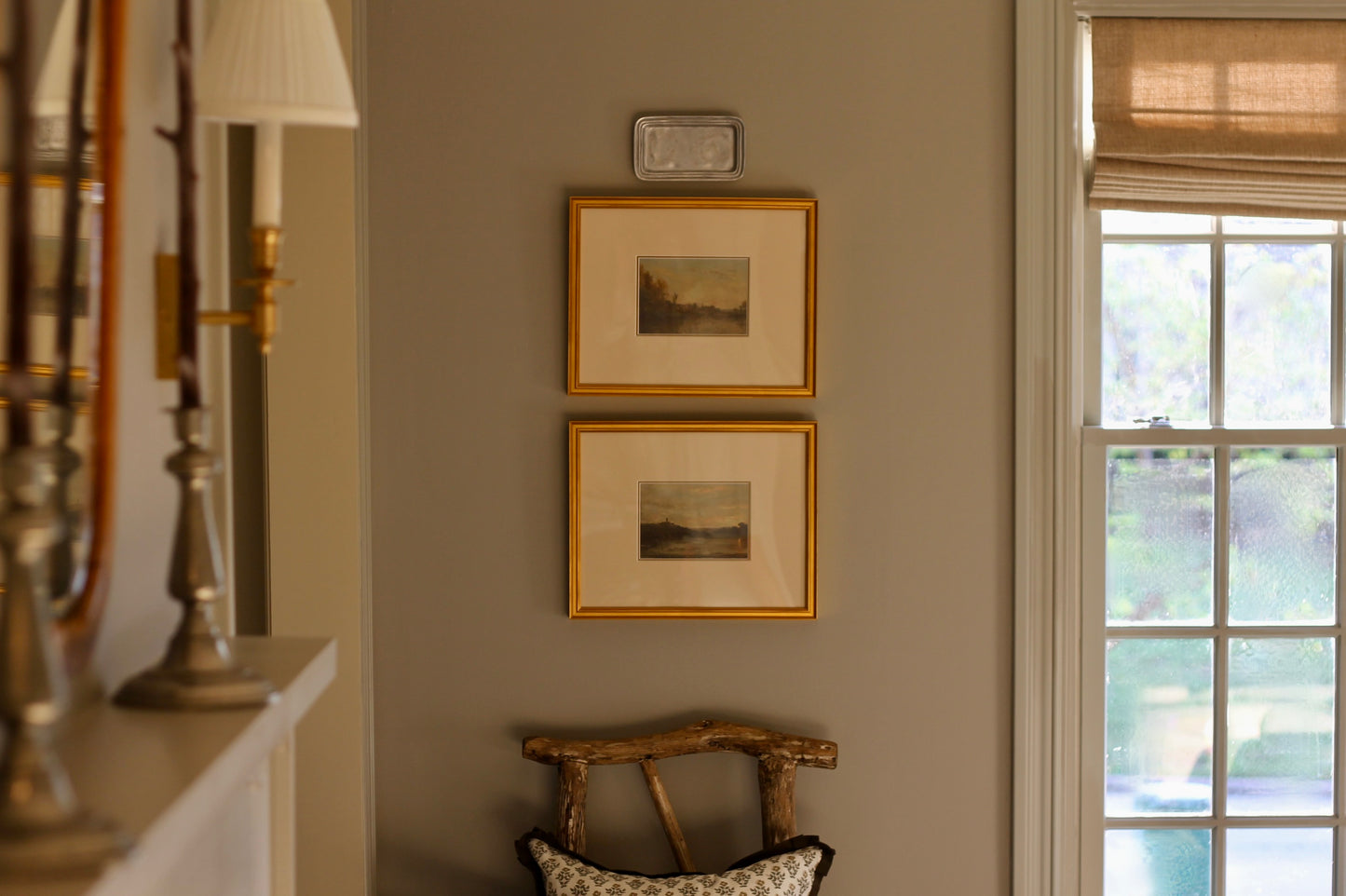 Gold Accent Mat Boards - Beige Textured with Gold Interior