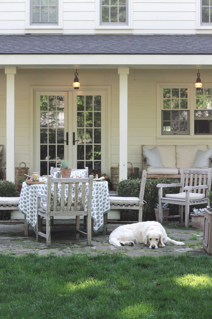 Lauren Block Print Tablecloths