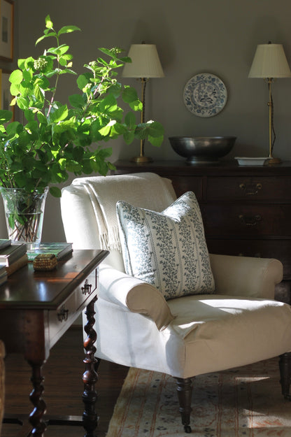 Boxwood in Slate/Navy Pillow Covers