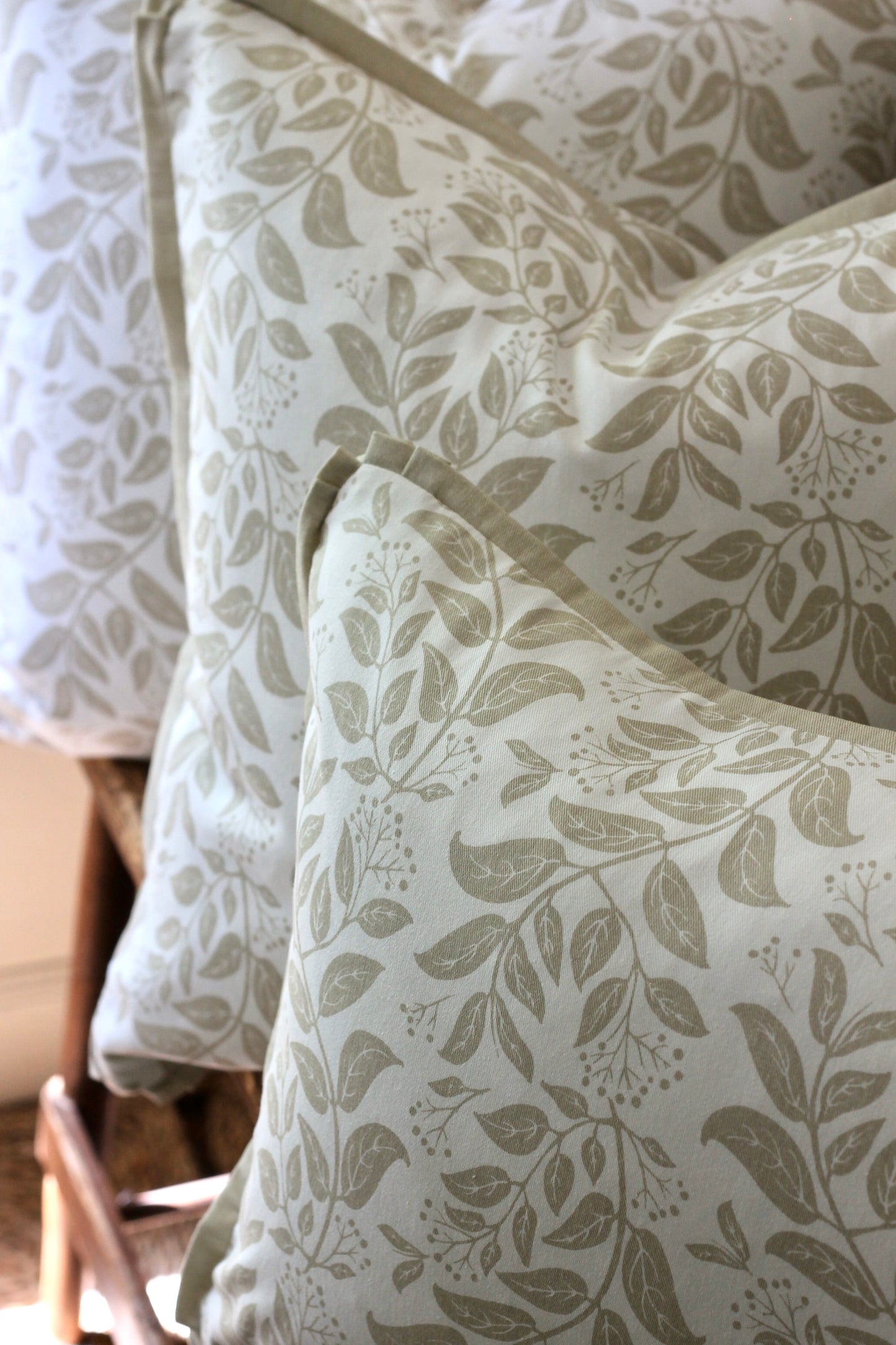 Privet Hedge Pillow Covers in Cream | 3 sizes