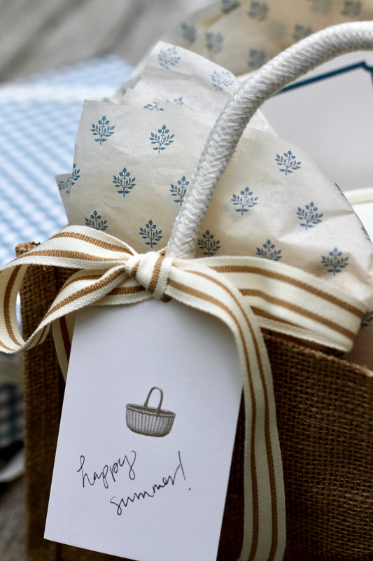 Privet Berry Tissue Paper - Navy