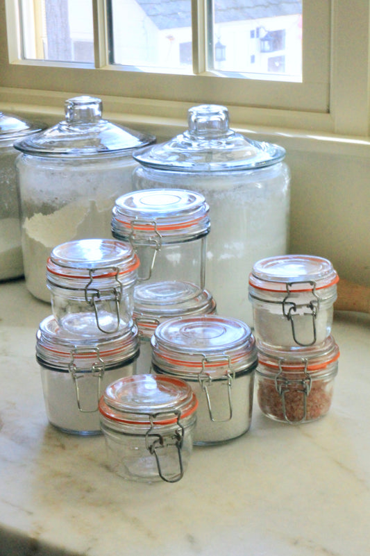 French Glass Canning Jars