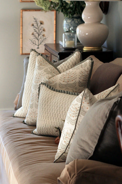 Hannah in Heirloom Pillow Covers | Willow Trim