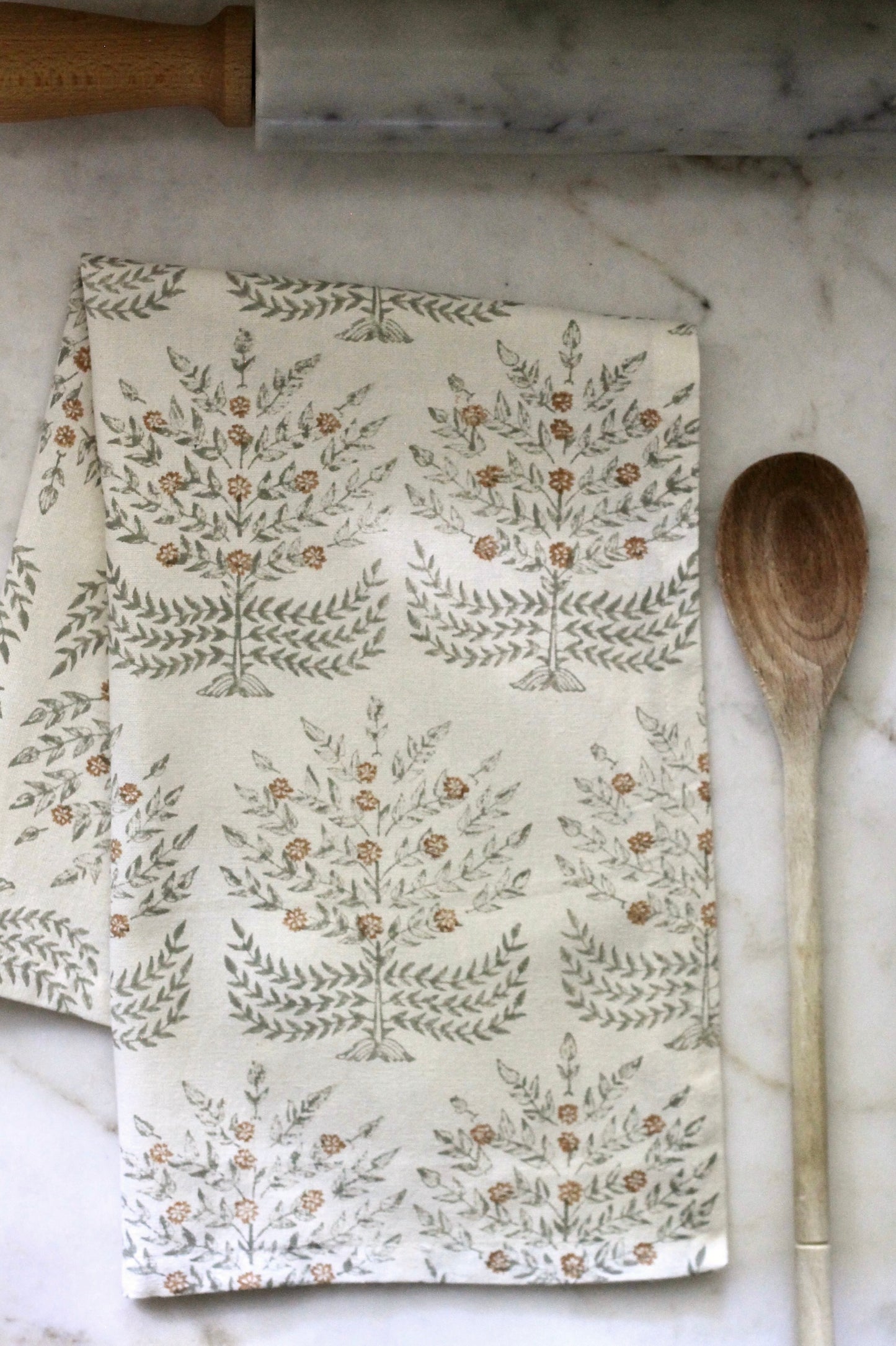 Hannah in Heirloom Tea Towels