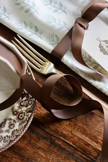 Chocolate Brown Ribbon | Satin & Grosgrain