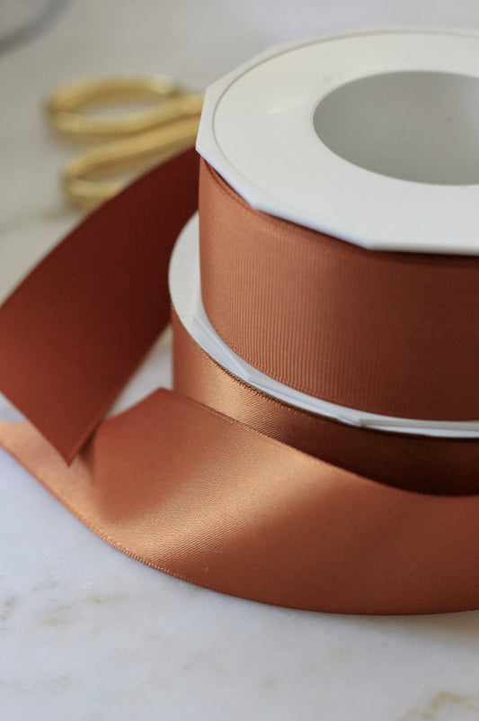 Copper Ribbon | Satin & Grosgrain