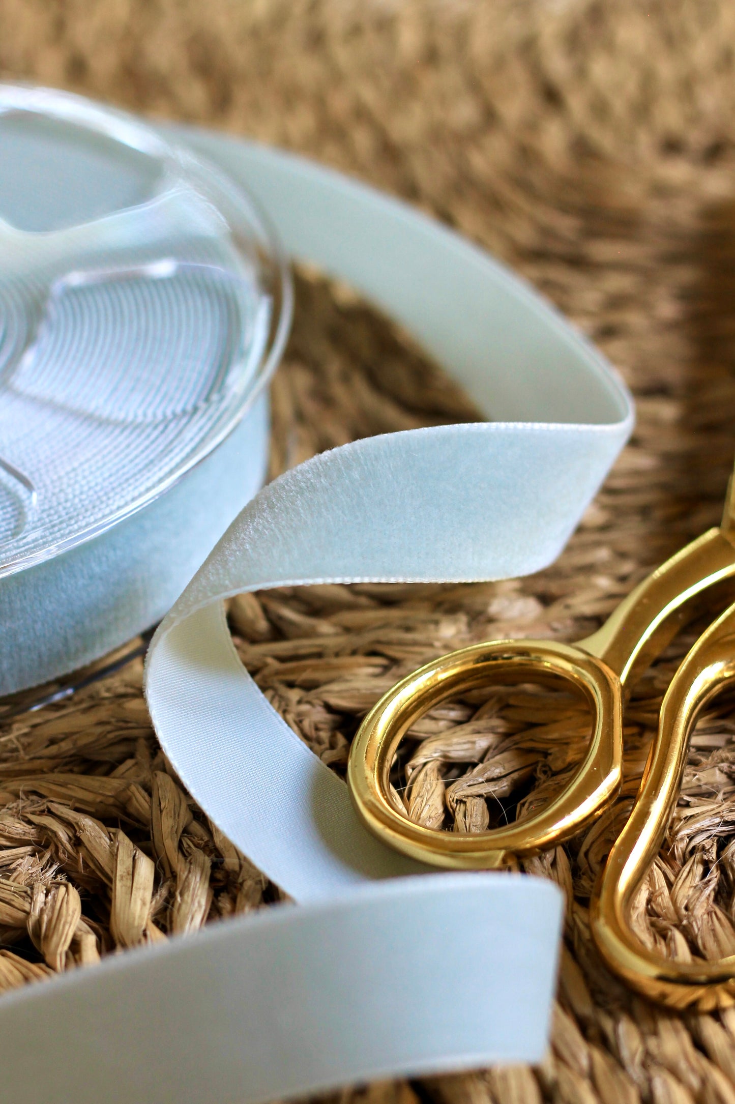 Luxury Velvet Ribbon | Silver