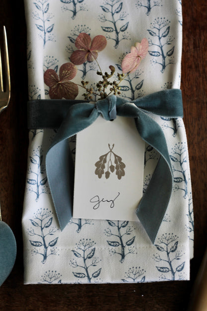 Luxury Velvet Ribbon | Blue Spruce