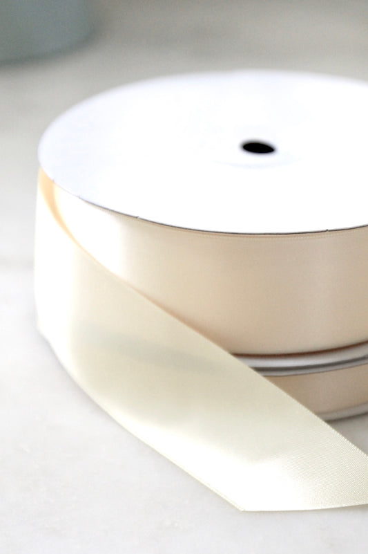 Cream Ribbon | Satin & Grosgrain
