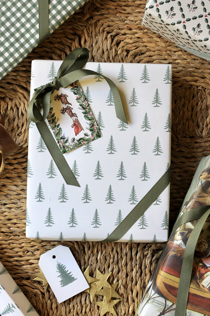 Tree Hunt Wrapping Paper