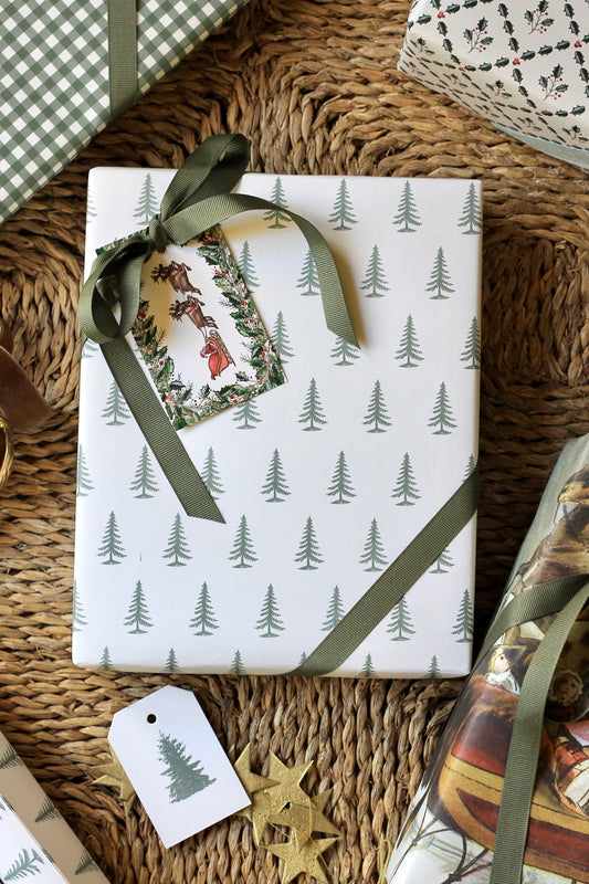 Tree Hunt Wrapping Paper