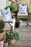 "Emma" in Wedgewood Outdoor Fabric by the Yard