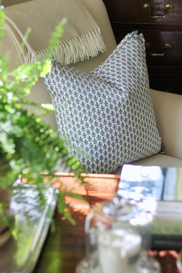 Lexington Pillow Cover in Wedgewood | 3 sizes