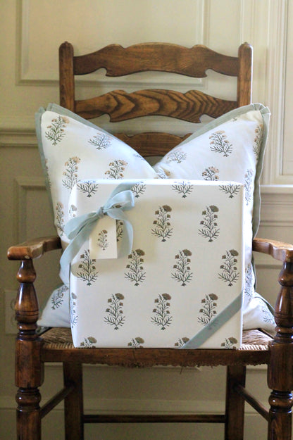 Charlotte Pillow Covers | English Green Trim