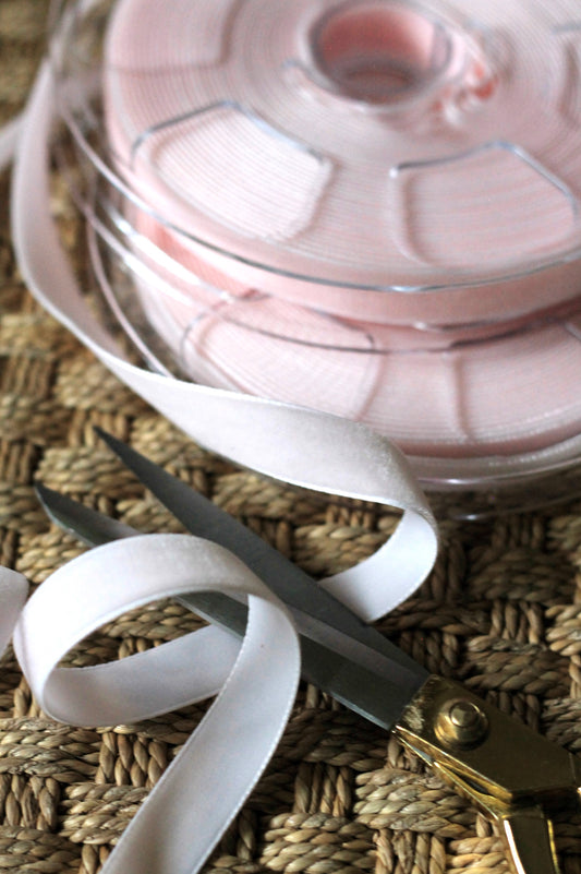 Luxury Velvet Ribbon | Light Pink