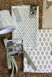 Dahlia Spruce Fabric by the Yard