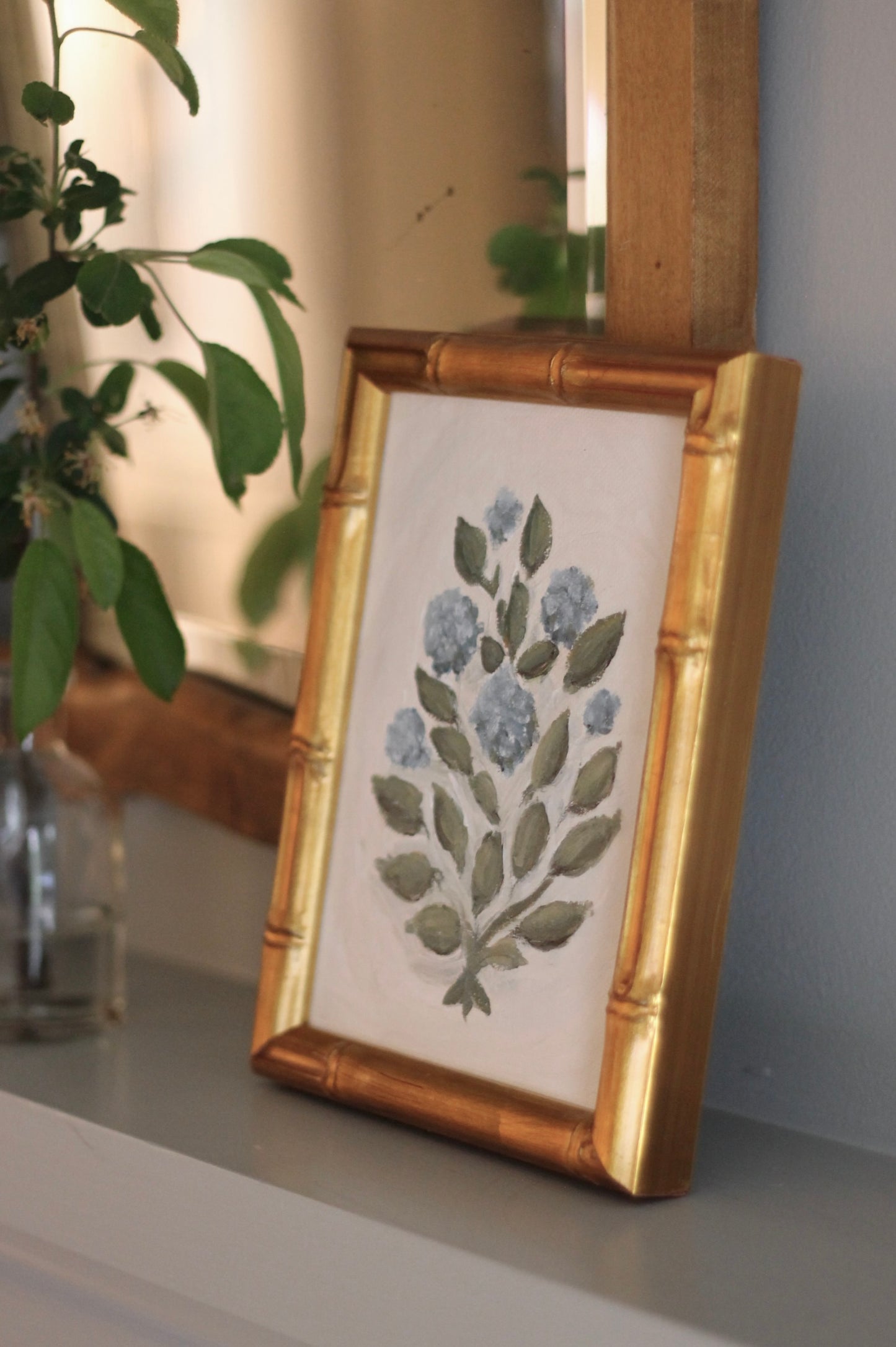Nantucket Blue Hydrangea Painting Prints
