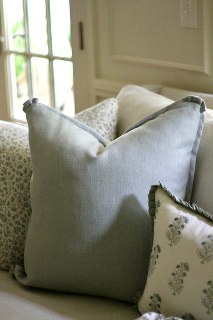 Silver Sage Linen Pillow Covers