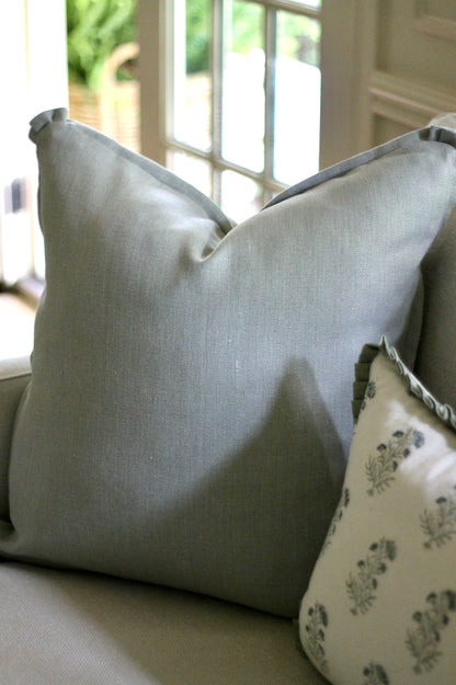 Silver Sage Linen Pillow Covers