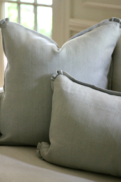 Silver Sage Linen Pillow Covers