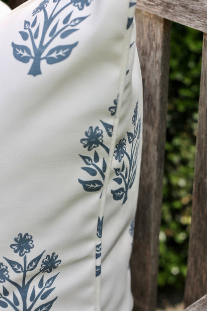 Outdoor Emma Pillow Covers in Wedgewood | 3 Sizes
