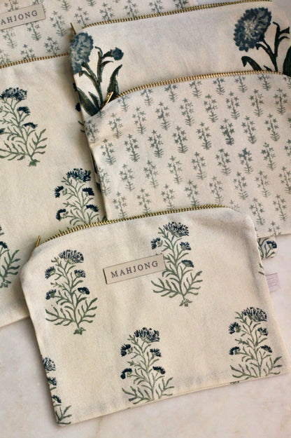 Brass Zippered Pouches