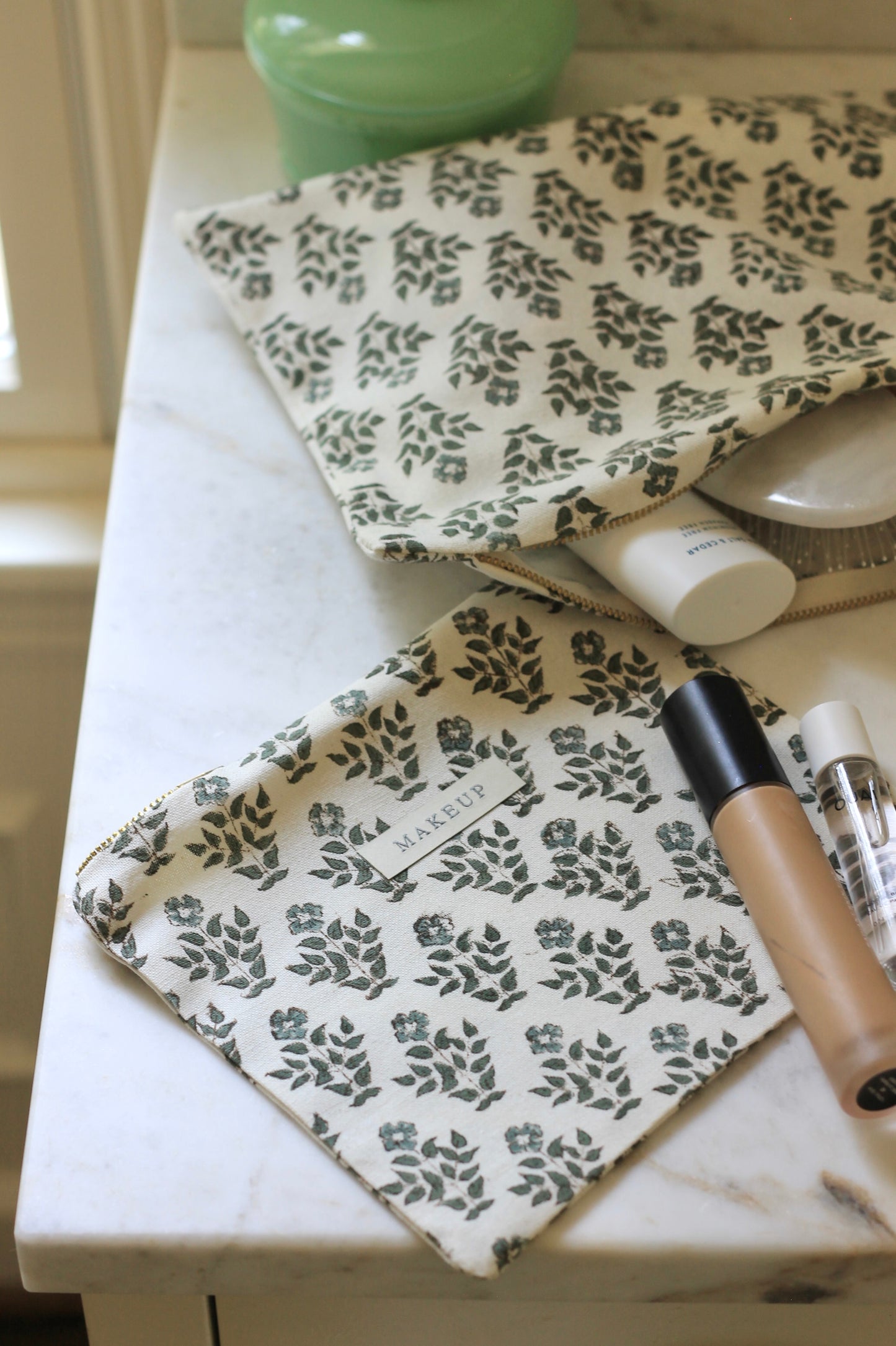 Brass Zippered Pouches