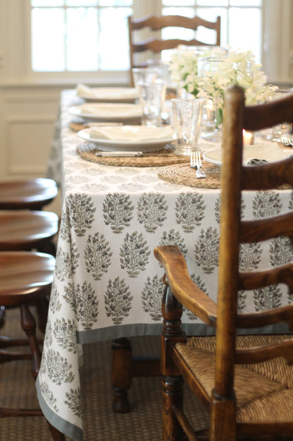 Hydrangea Tablecloths, Slate, 2 sizes