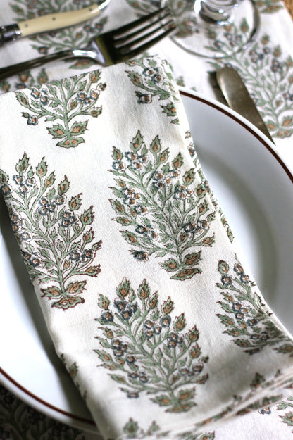 Hydrangea in Slate Napkins
