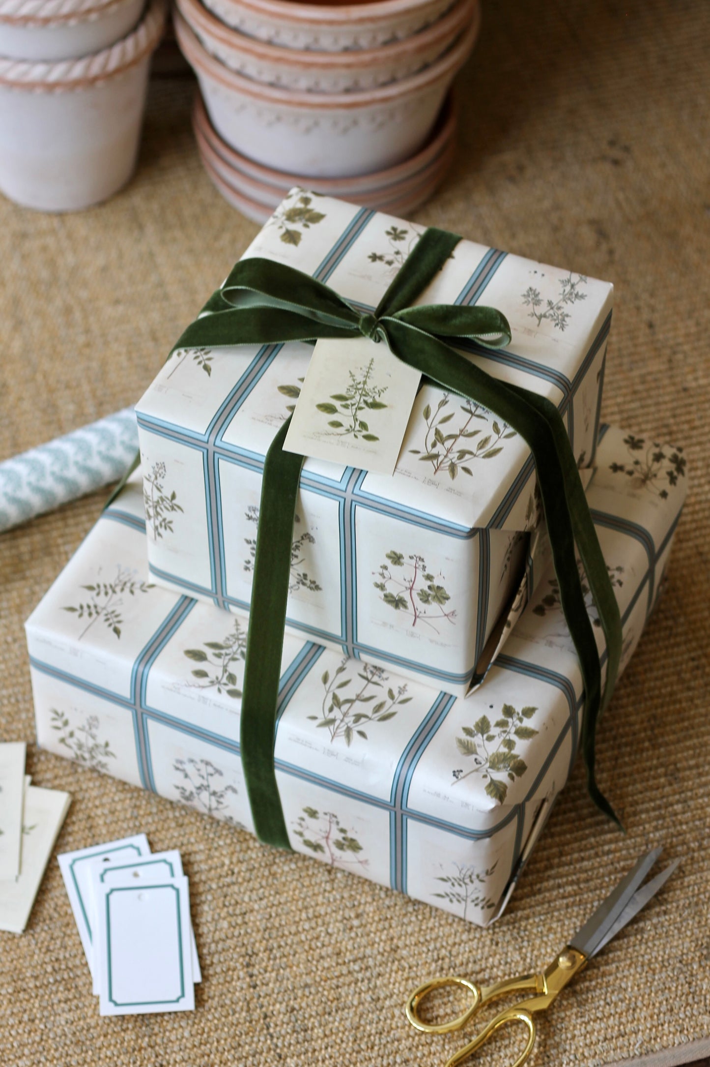Botanical Wrapping Papers - 4 sheets