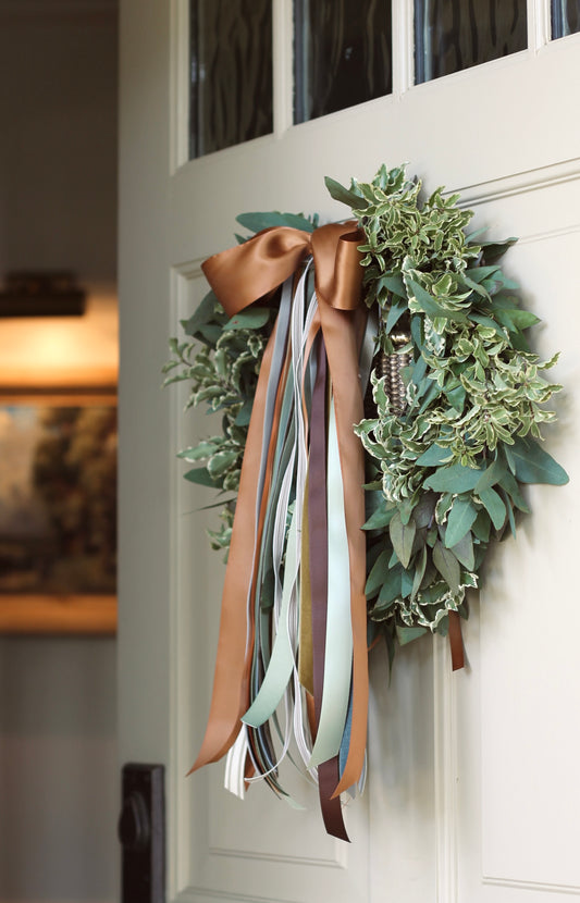 Ribbon & Streamers Wreath Kit