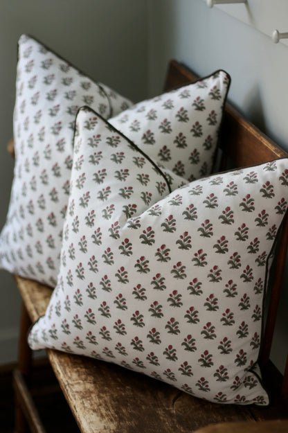 Alison Pillow Covers | Walnut Trim