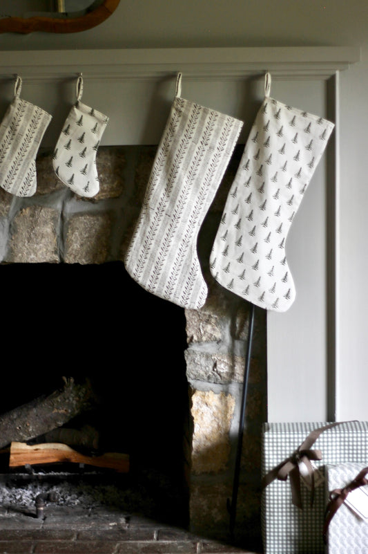 Tree Reversible Christmas Stockings | 2 sizes