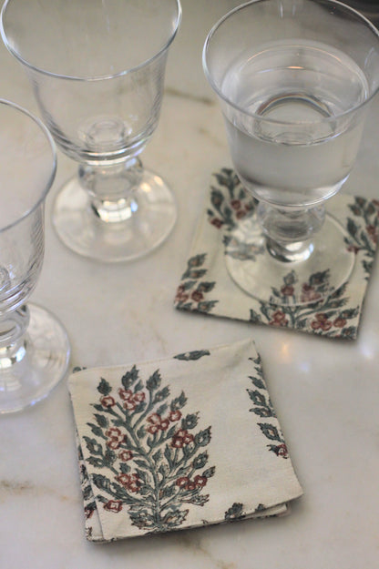 Holiday Cotton Coasters