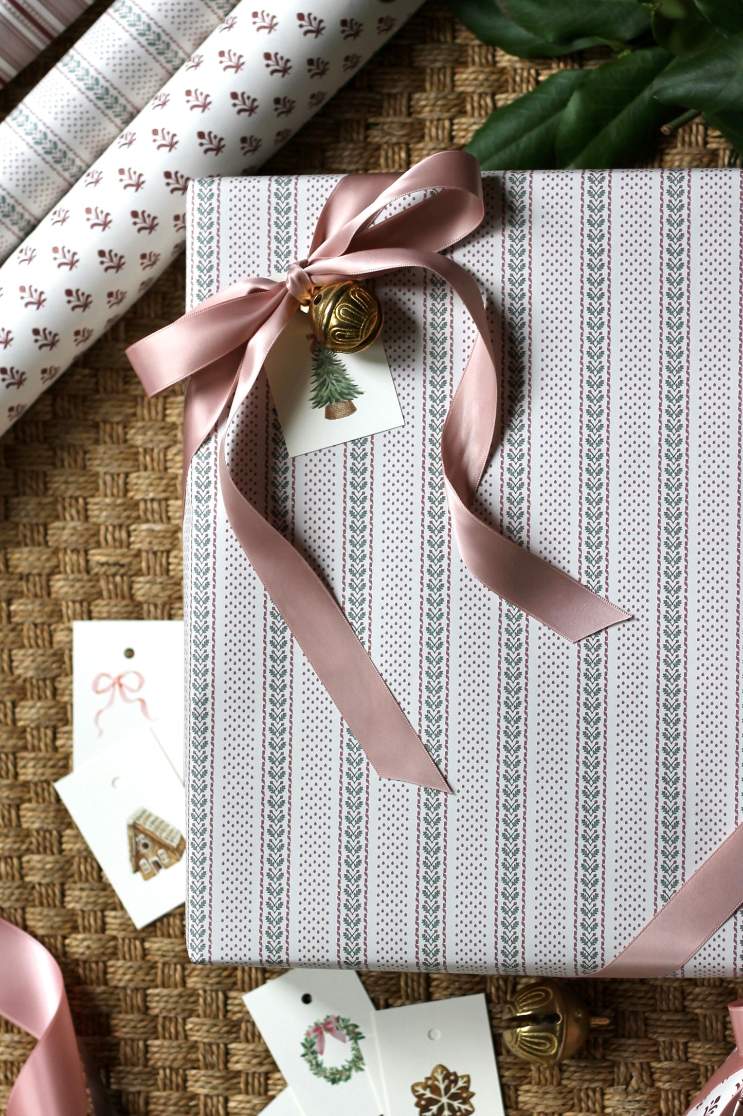 JSH + WPD Wren's Stripe Wrapping Paper