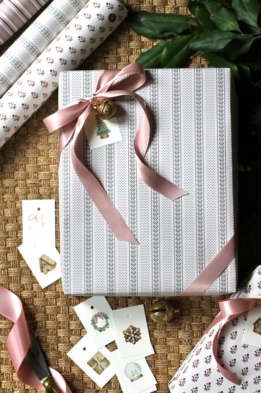 JSH + WPD Wren's Stripe Wrapping Paper