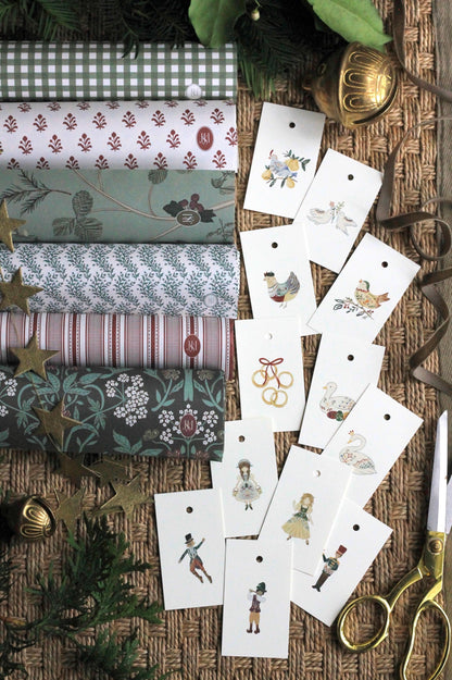 Twelve Days of Christmas Tags - Set of 12