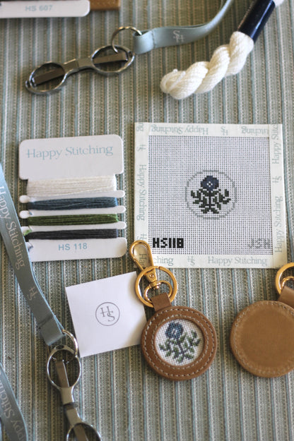 JSH + Happy Stitching Needlepoint Key Chain Kit | Carie