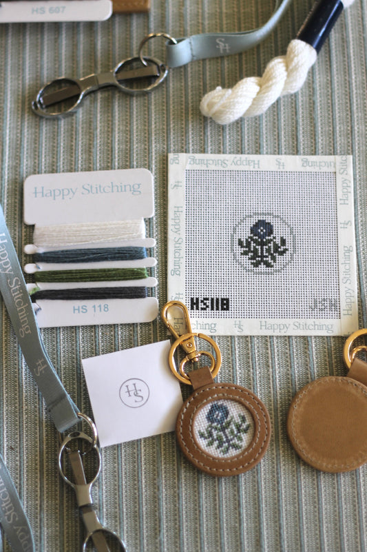 JSH + Happy Stitching Needlepoint Key Chain Kit | Carie