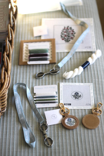 JSH + Happy Stitching Needlepoint Key Chain Kit | Carie
