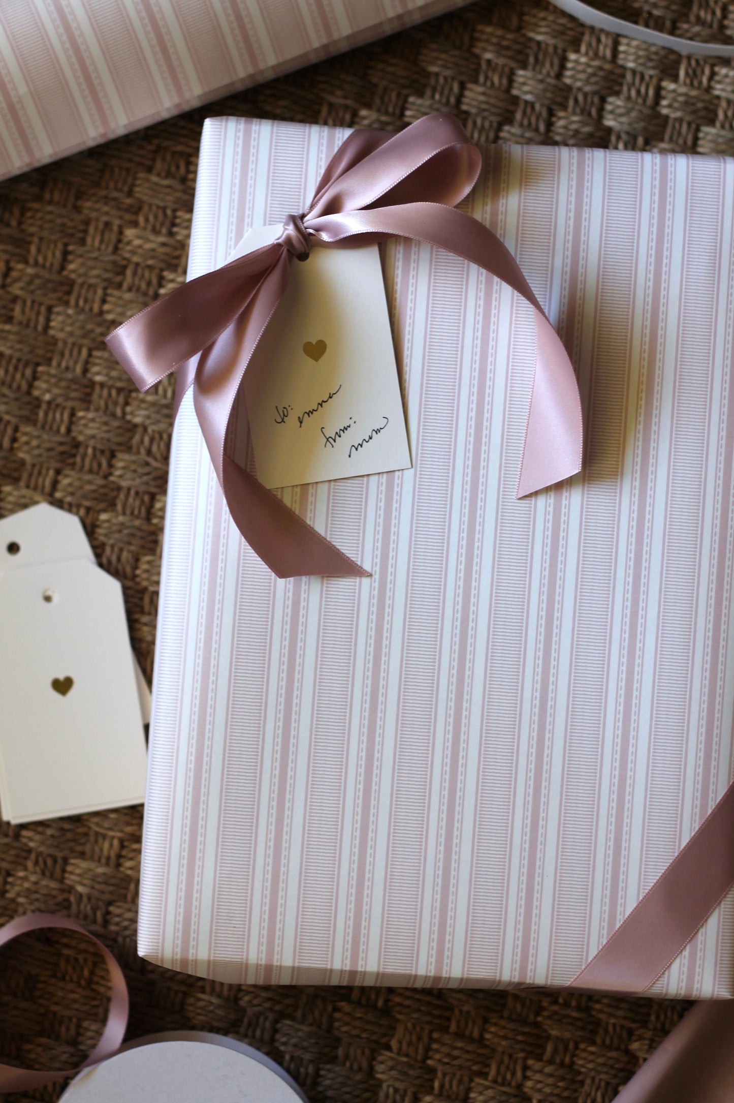 Grosgrain Stripe in Perfect Pink