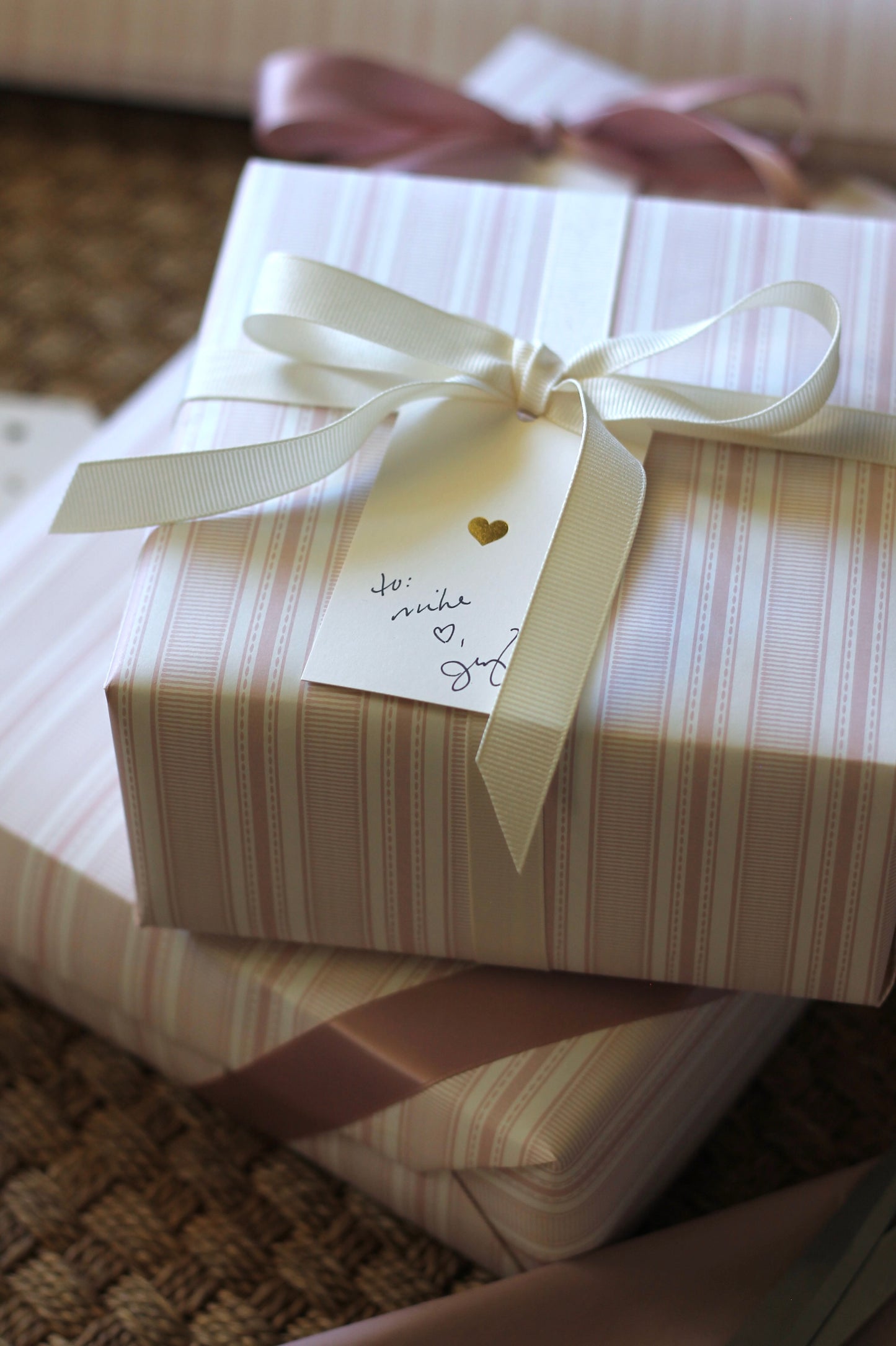 Grosgrain Stripe in Perfect Pink