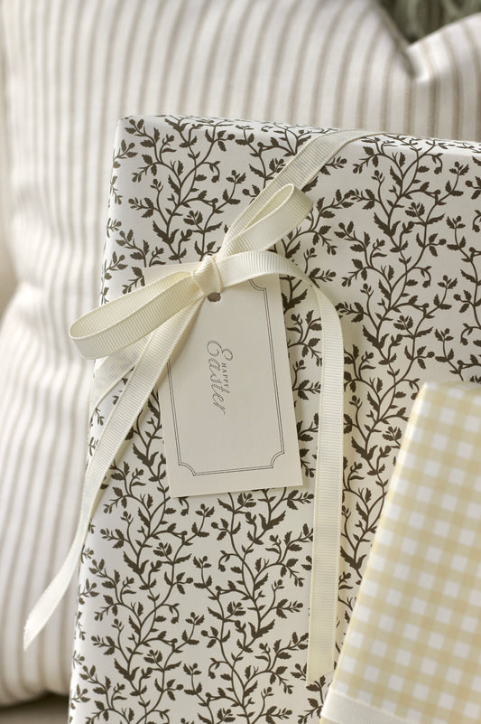 Happy Easter Tags in Chocolate