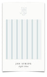 JSH Stripe in English Blue Fabric by the Yard
