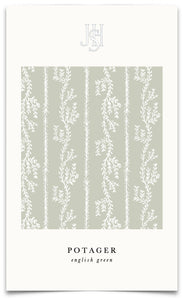 Potager in English Green Fabric by the Yard